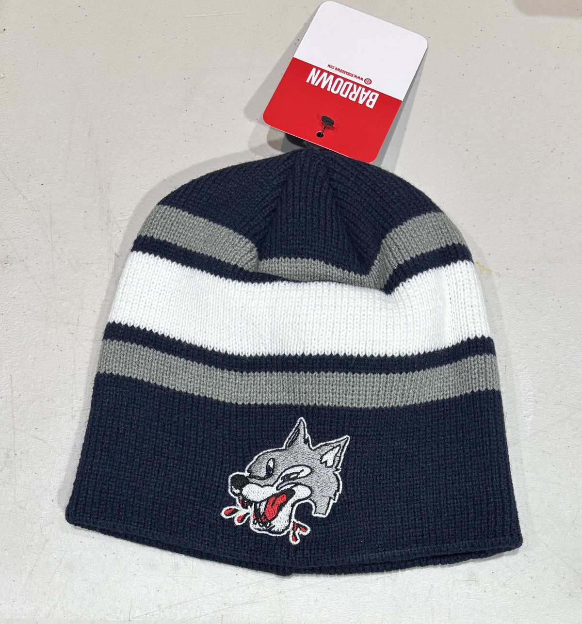 Wolves Bardown Striped Beanie