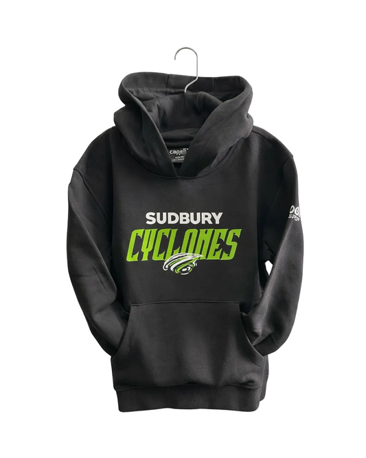 Cyclones26 Black Youth Basic Fleece Hoodie