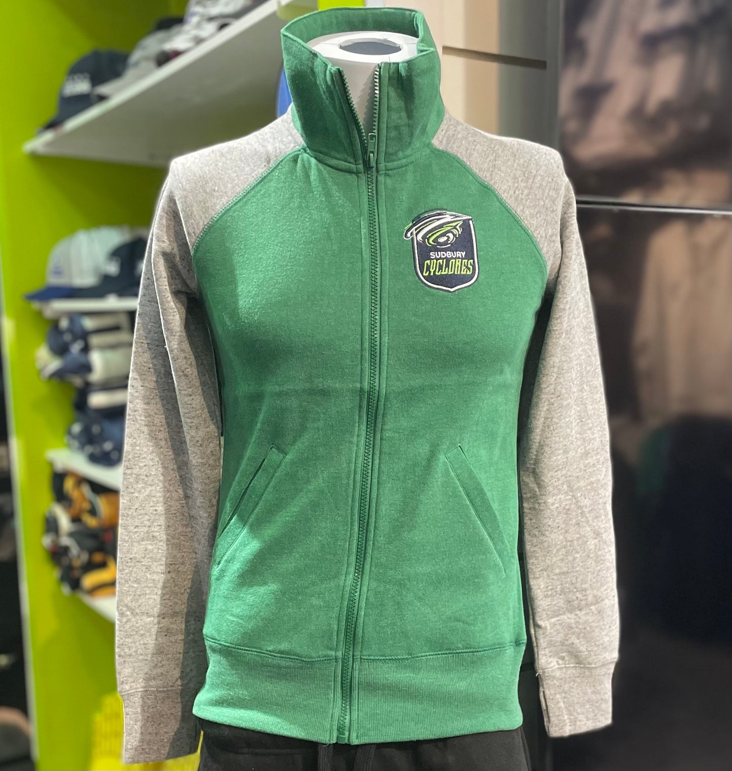 Cyclones Ladies Green Track Jacket