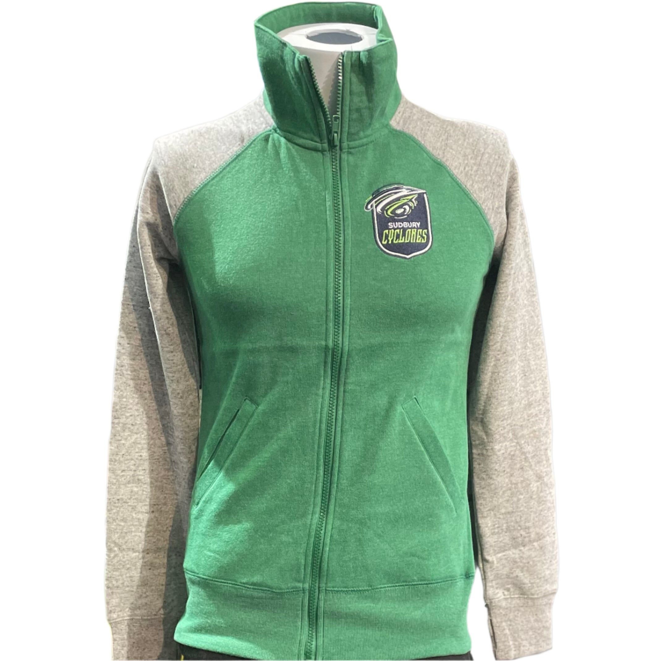 Cyclones Ladies Green Campus Crew Track Jacket