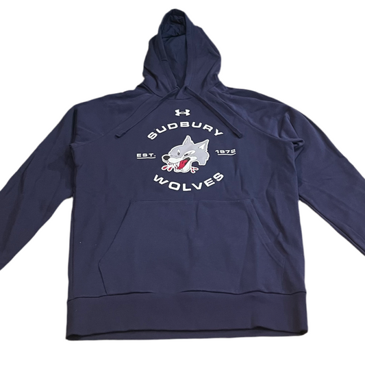 Wolves Under Armour Navy Logo Hoodie