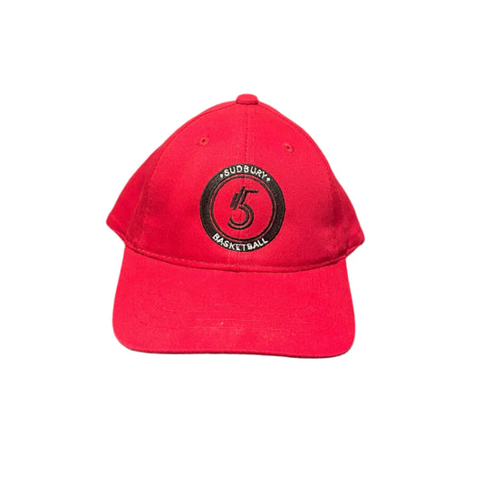 Five Youth Red/Black Hat