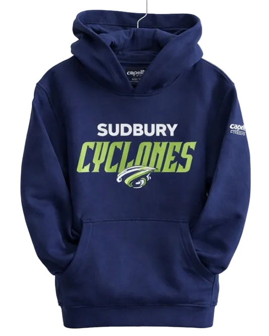 Cyclones 26 Capelli Navy Ladies Fleece Hoodie