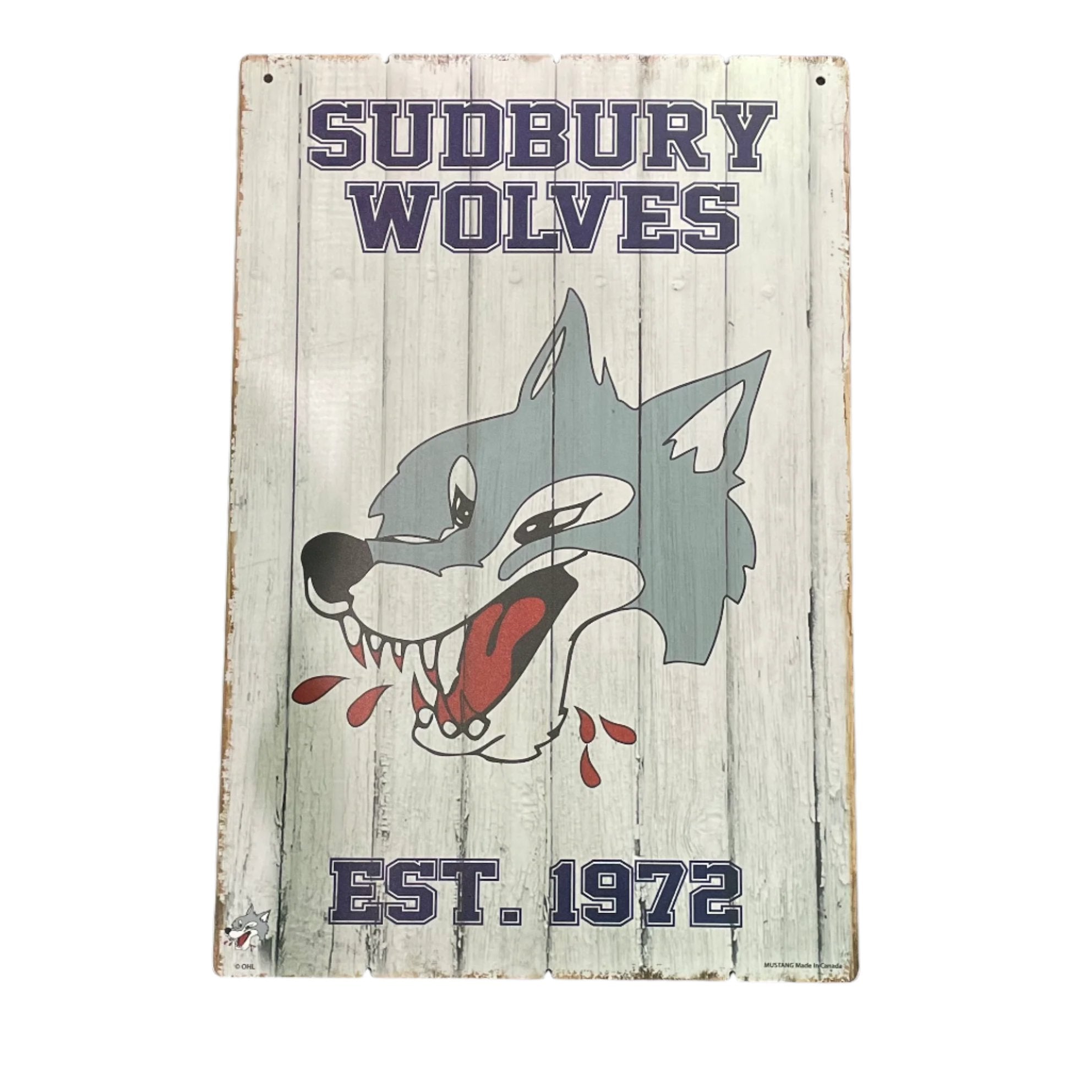 Wolves Wood Sign