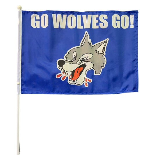 Wolves Blue Flag