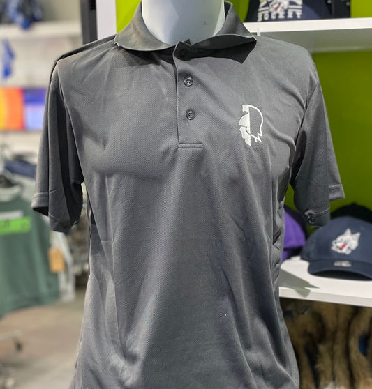 Spartans Grey Golf Shirt