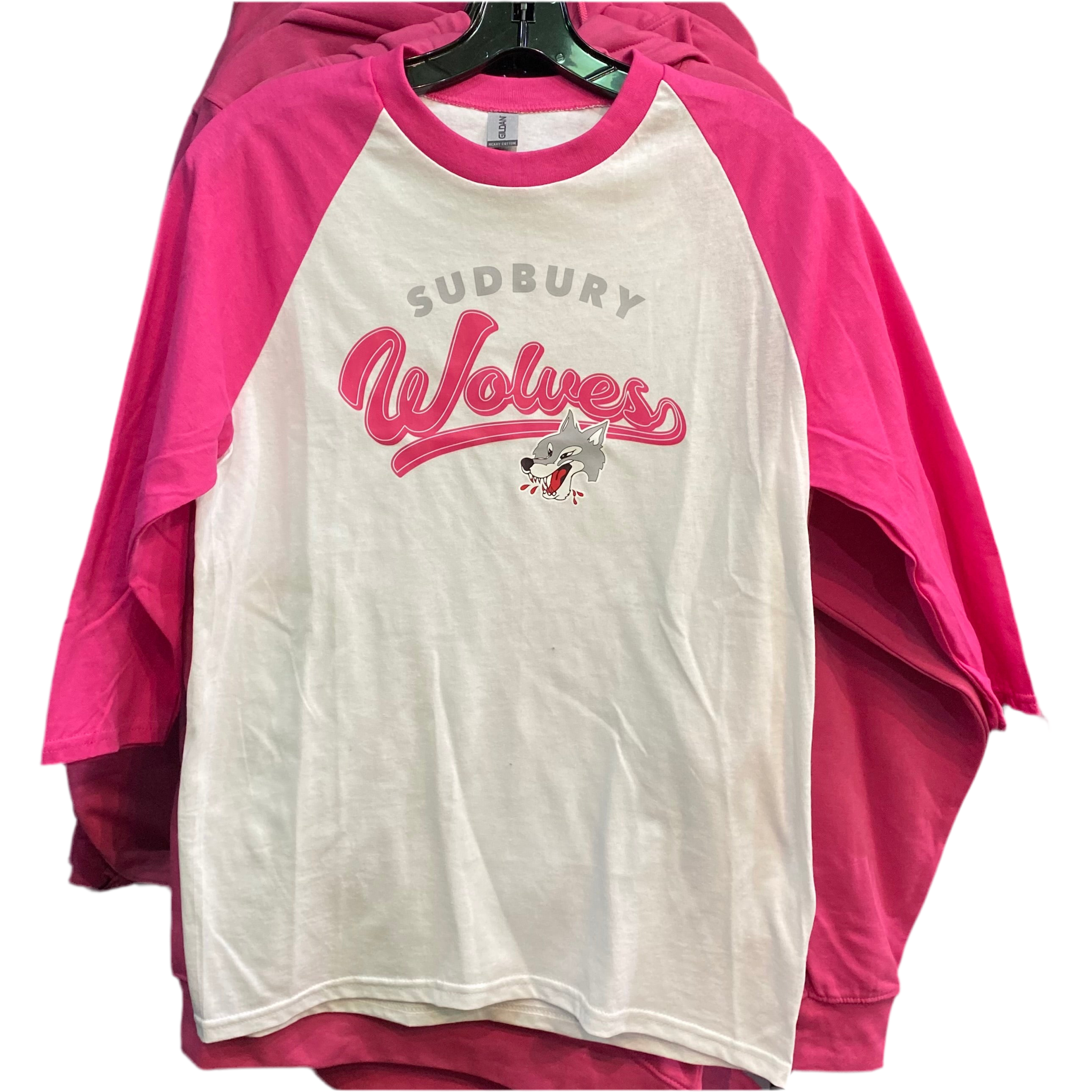 Wolves Pink Playoff Long-Sleeve