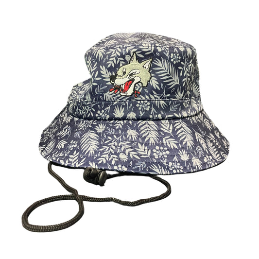 Wolves Floral Bucket Hat