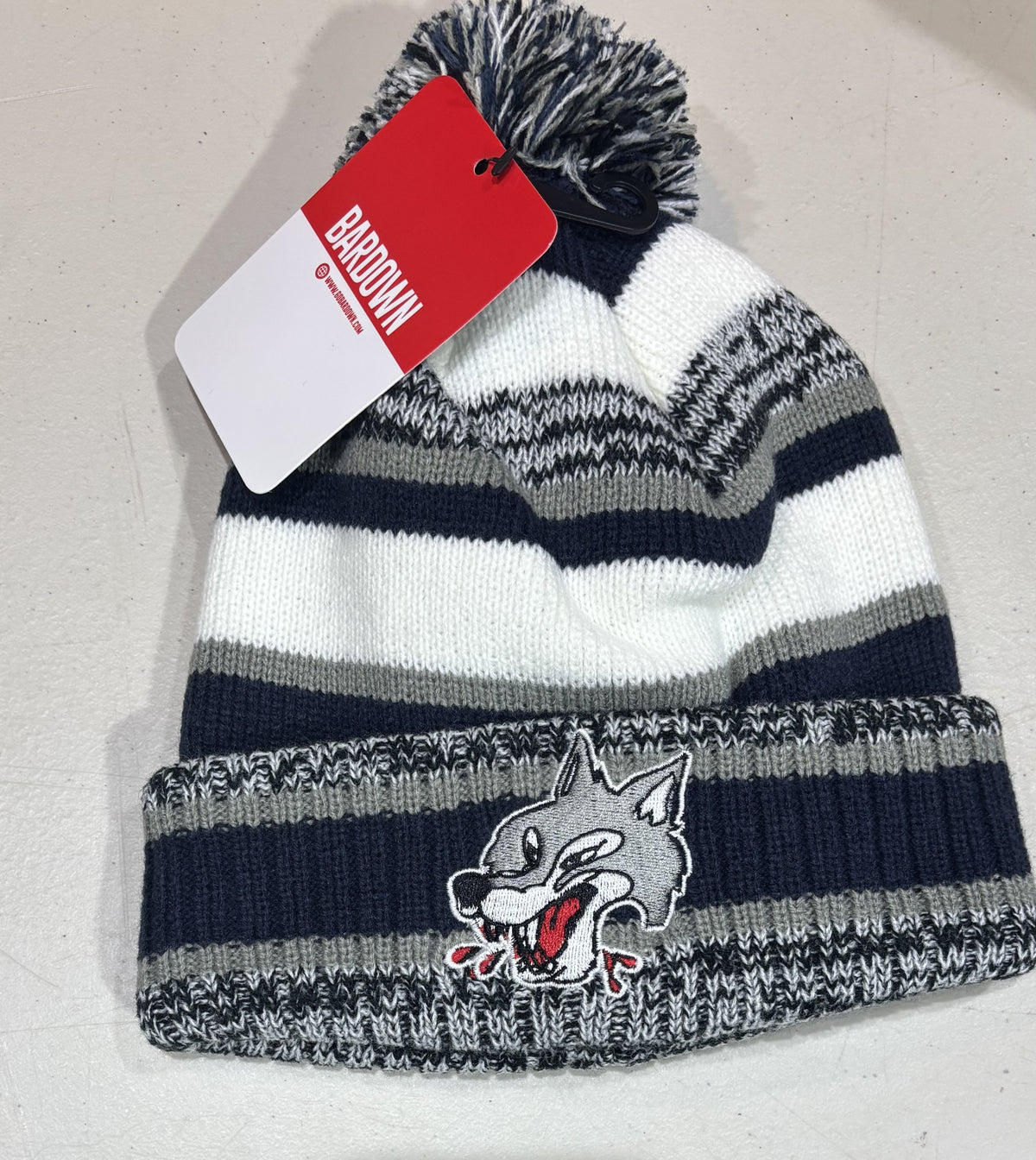 Wolves Bardown Blue Striped Toque