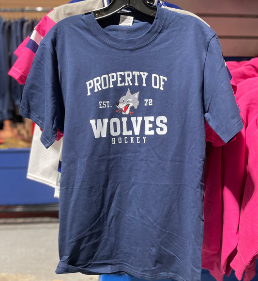 Wolves Youth "Property of Wolves" T-Shirt
