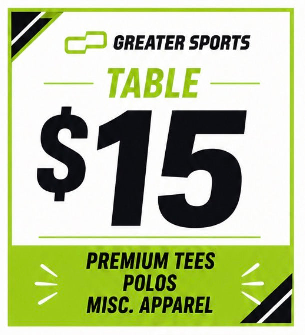 $15 Premium Tees, Polos, Misc Apparel