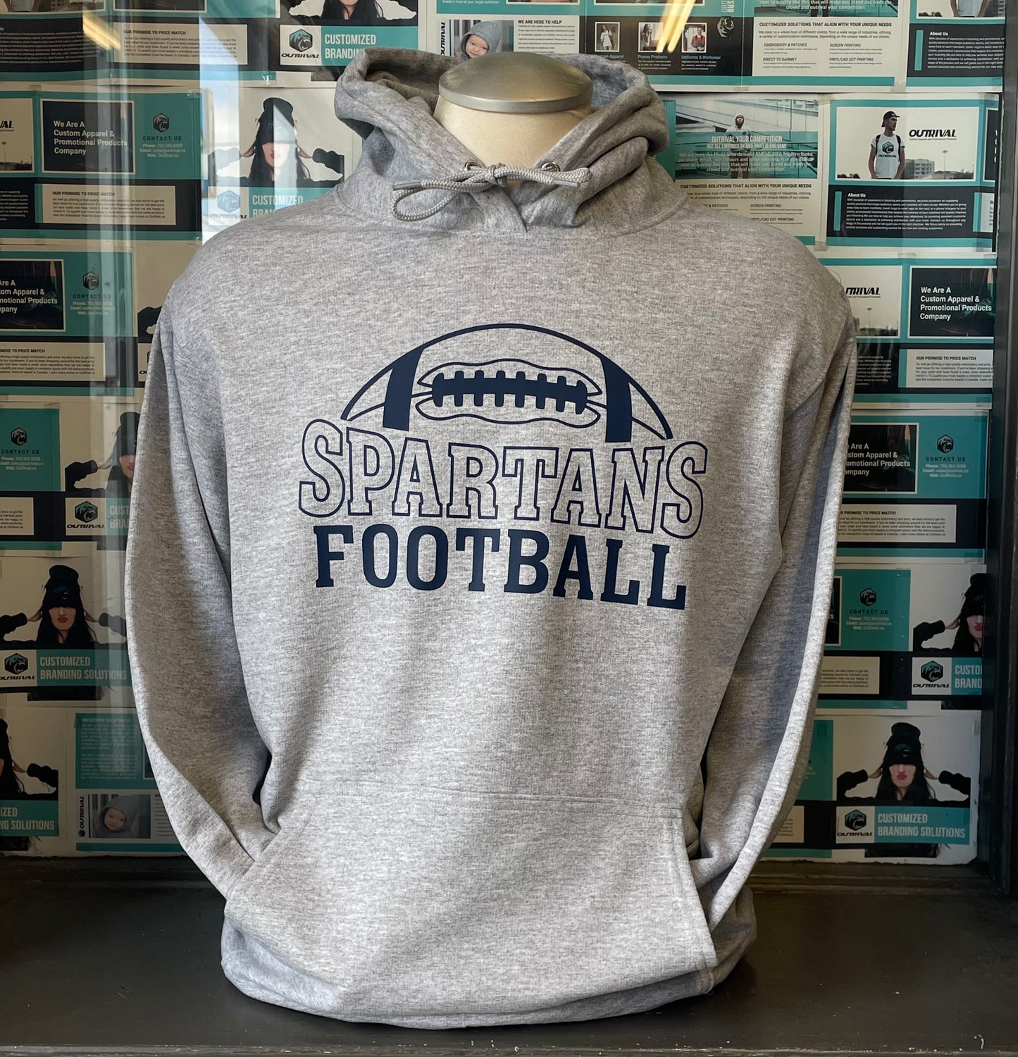 Spartans Grey Hoodie