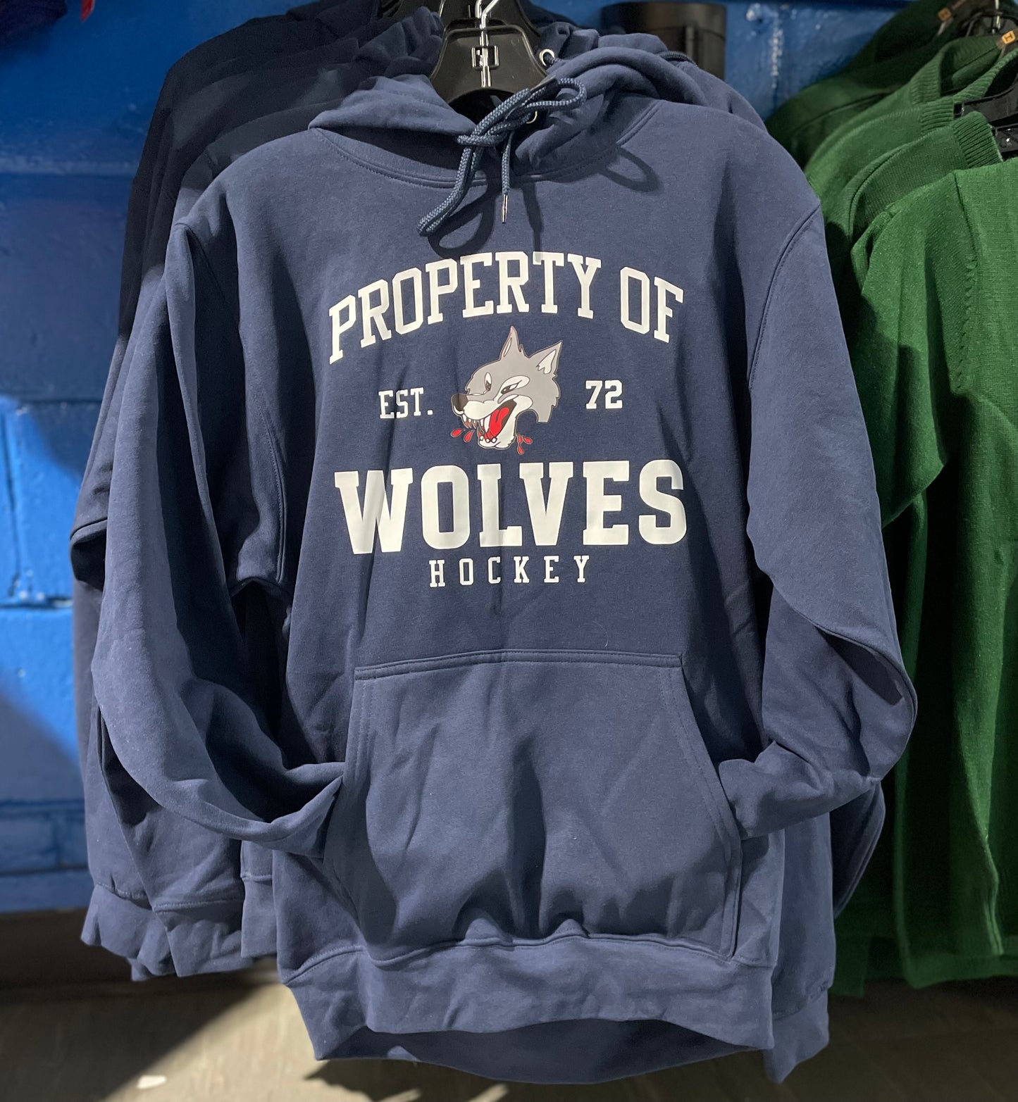 Wolves "Property of Wolves" Navy Hoodie