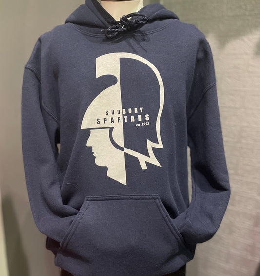 Spartans Youth Navy Hoodie