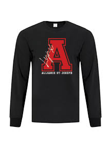 ALLIANCE - Cotton Long Sleeve A Logo - Printed Logo