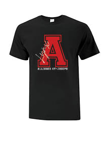 ALLIANCE - Cotton T-Shirt A Logo - Printed Logo