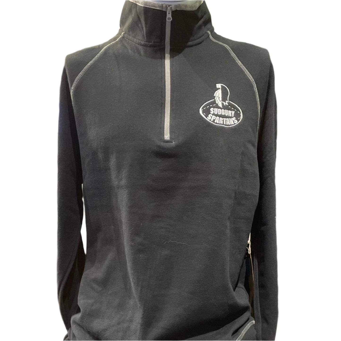 Spartans Black 1/4 Zip