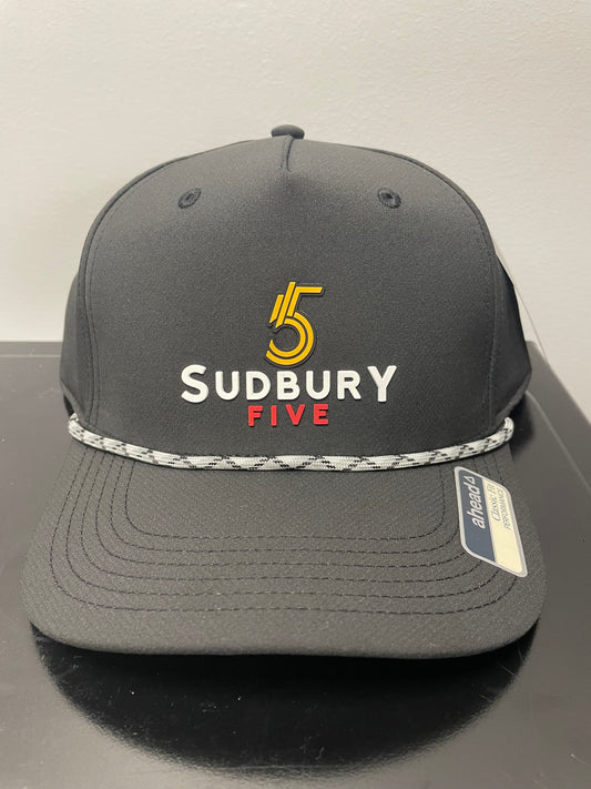 Sudbury Five Black Rope Hat