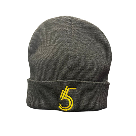 Five Black Beanie