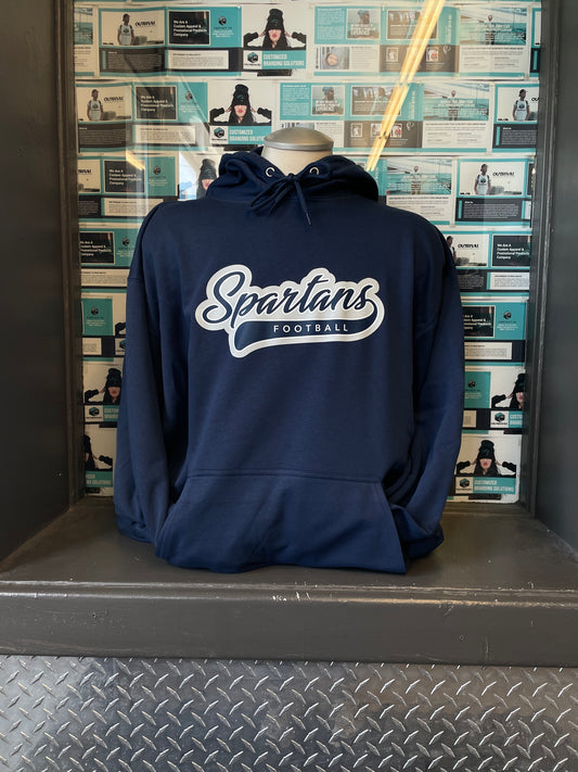 Spartans Grey/Navy Hoodie