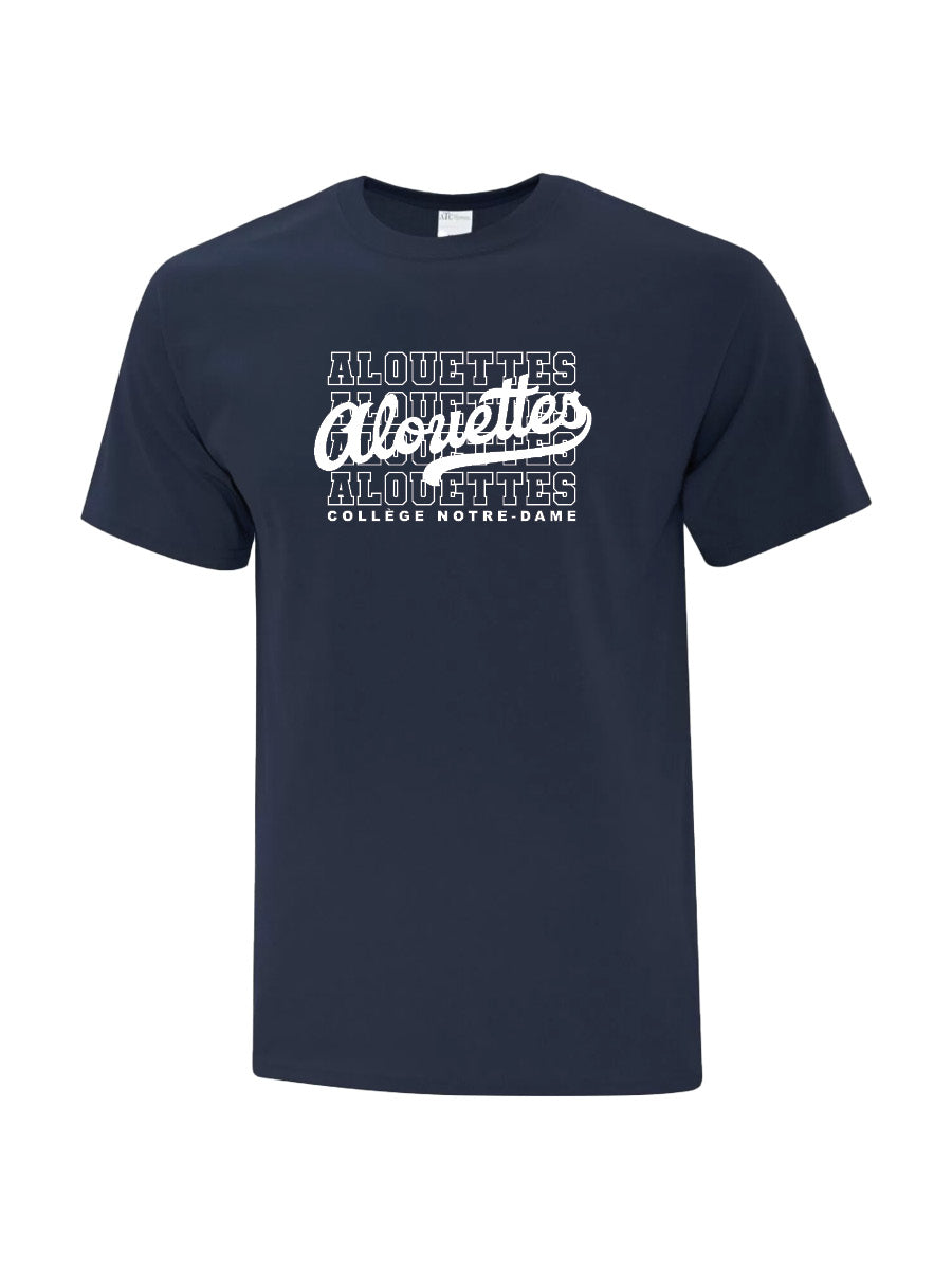 CND Spirit Wear - Varsity Script Cotton T-Shirt  - Printed Logo
