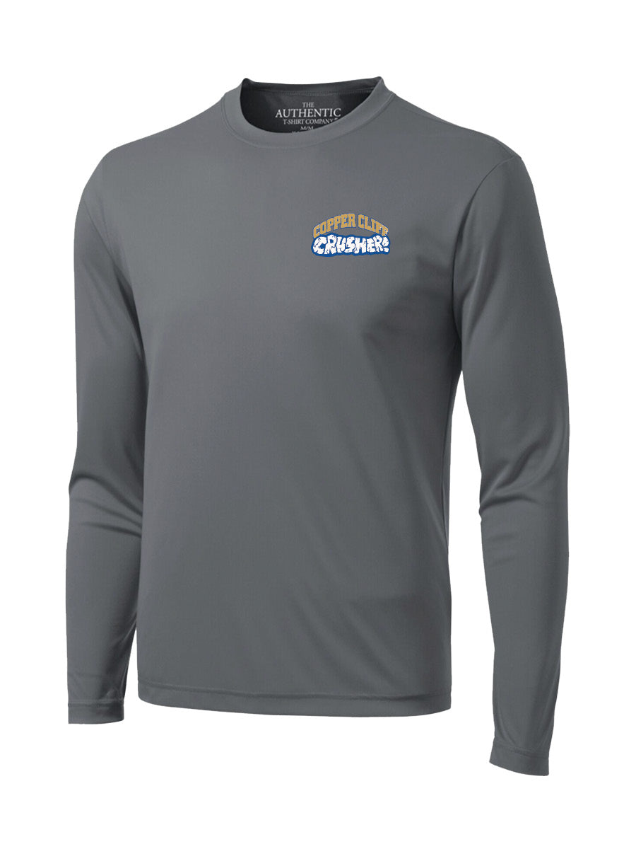 Copper Cliff Crushers - Dri Fit Performance Long Sleeve - Printed Logo