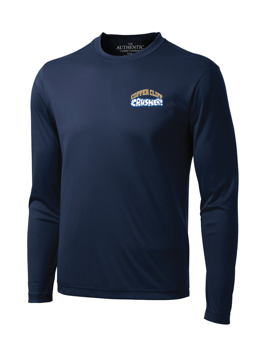 Copper Cliff Crushers - Dri Fit Performance Long Sleeve - Printed Logo