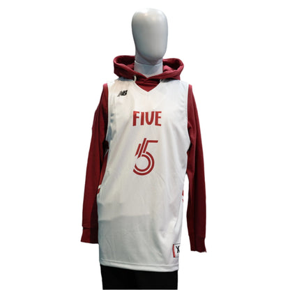 Five White Mens Jersey