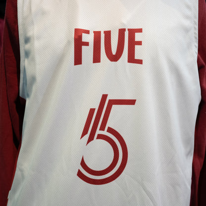 Five White Mens Jersey