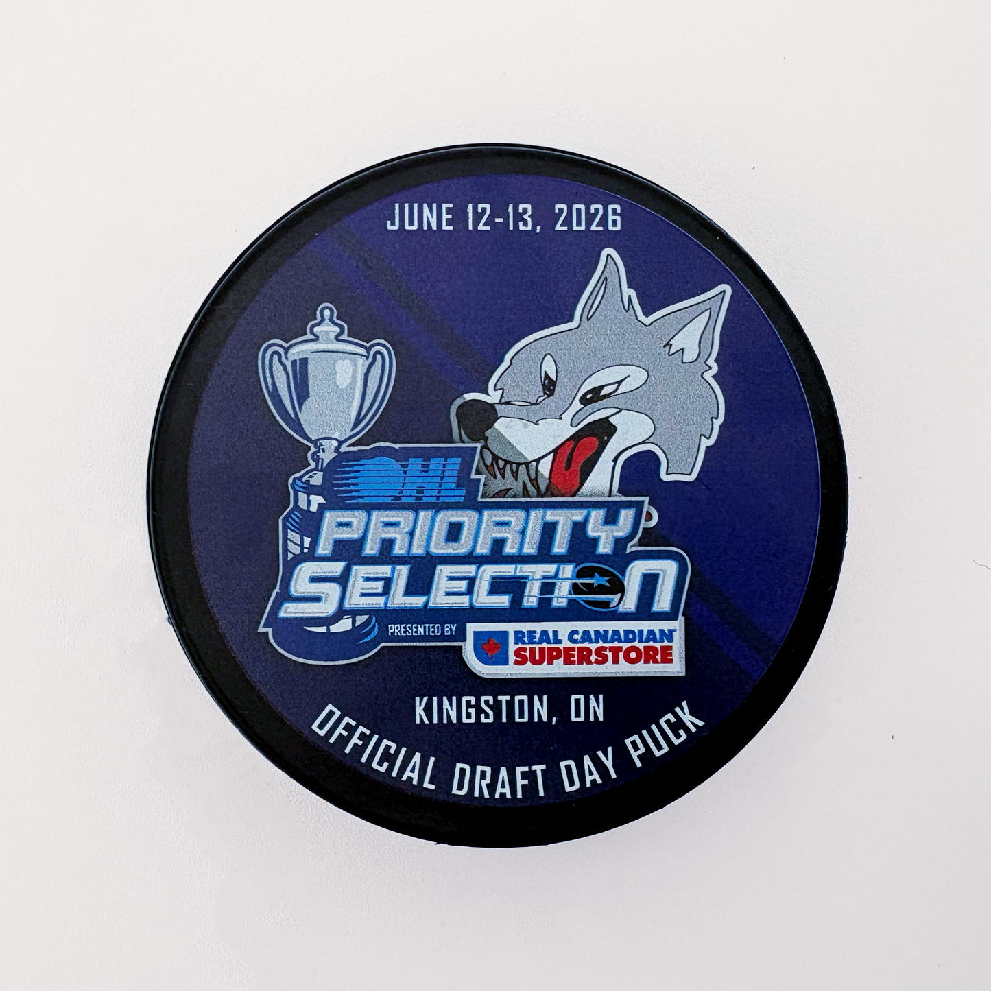 Wolves 2026 Draft Puck