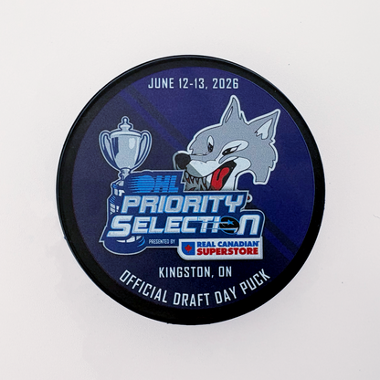 Wolves 2026 Draft Puck