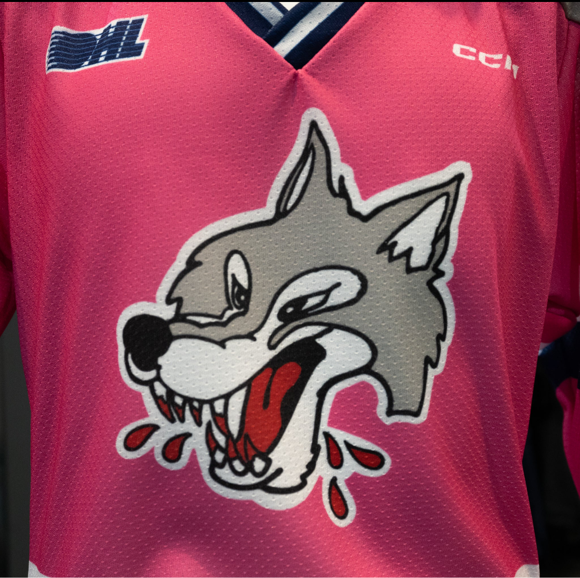 Wolves Pink Toddler Jersey