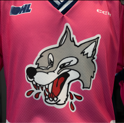 Wolves Pink Toddler Jersey