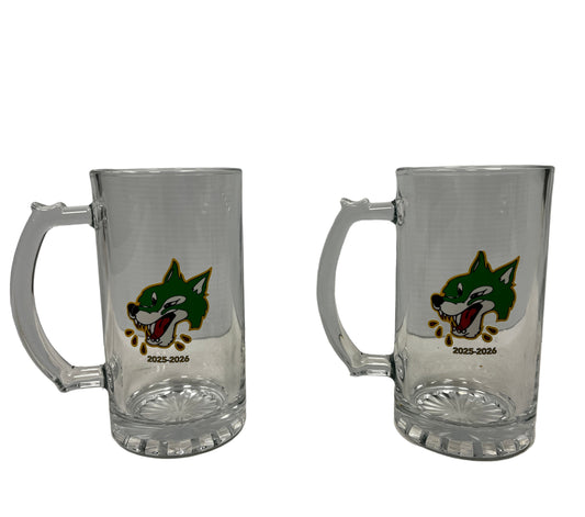Wolves Retro Beer Mug Set