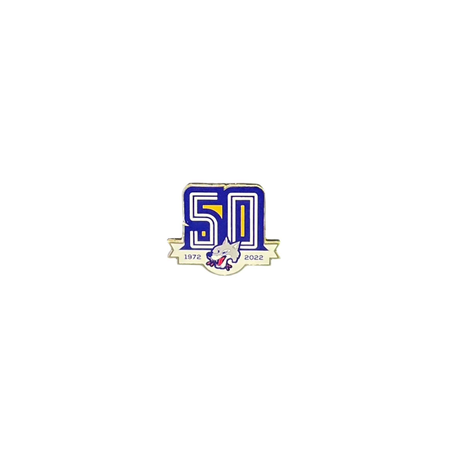 Wolves 50th Anniversary Pin