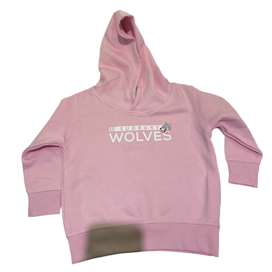 Wolves Pink Toddler Hoodie