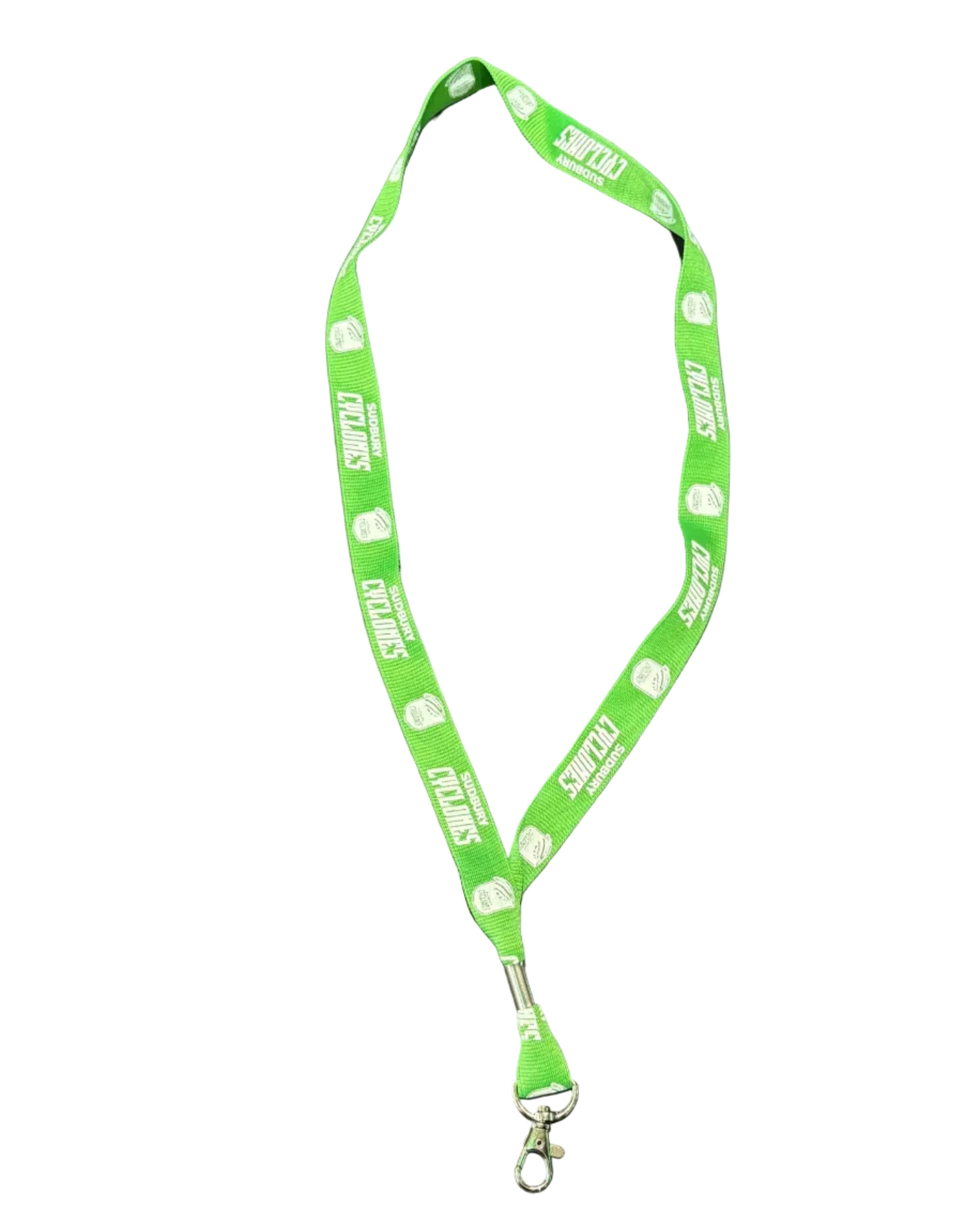 Cyclones Lime Lanyard
