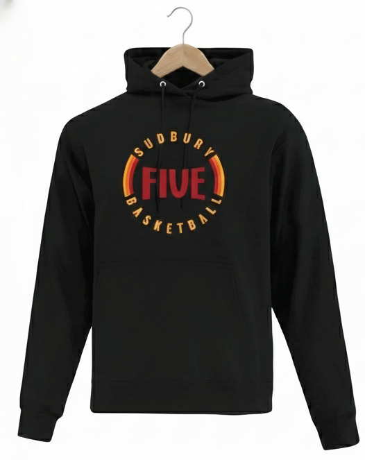 Five Retro Adult Hoodie