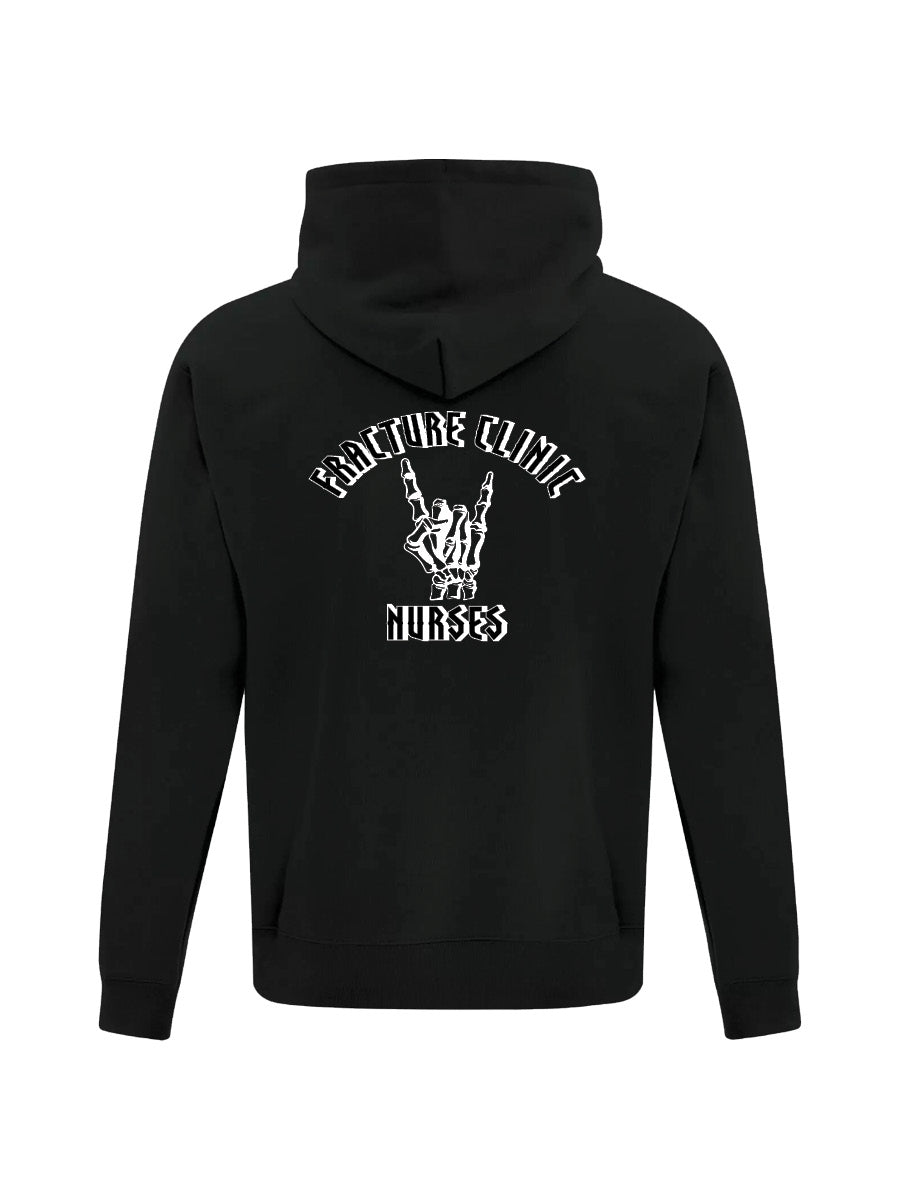 Fracture Clinic - Nurses - Full Zip Hoodie - Printed Logos