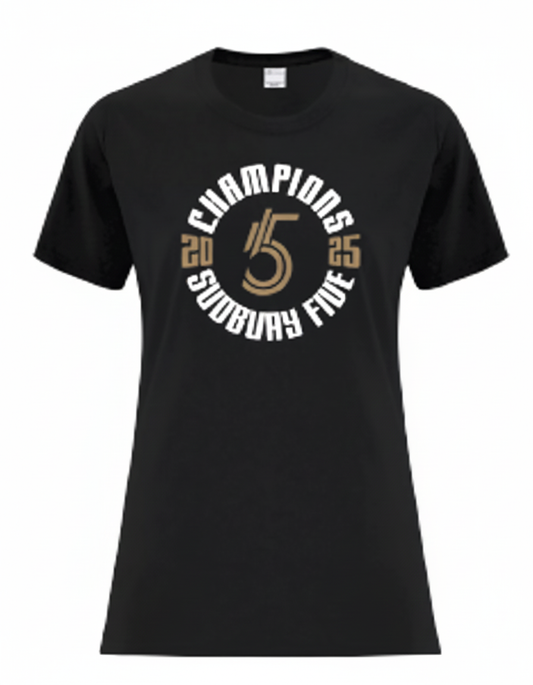 Five Champion Ladies T-shirt