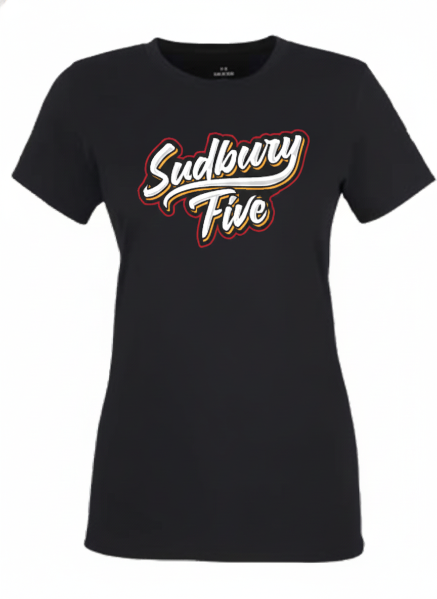 Five "Sudbury Five" UA Ladies T-shirt