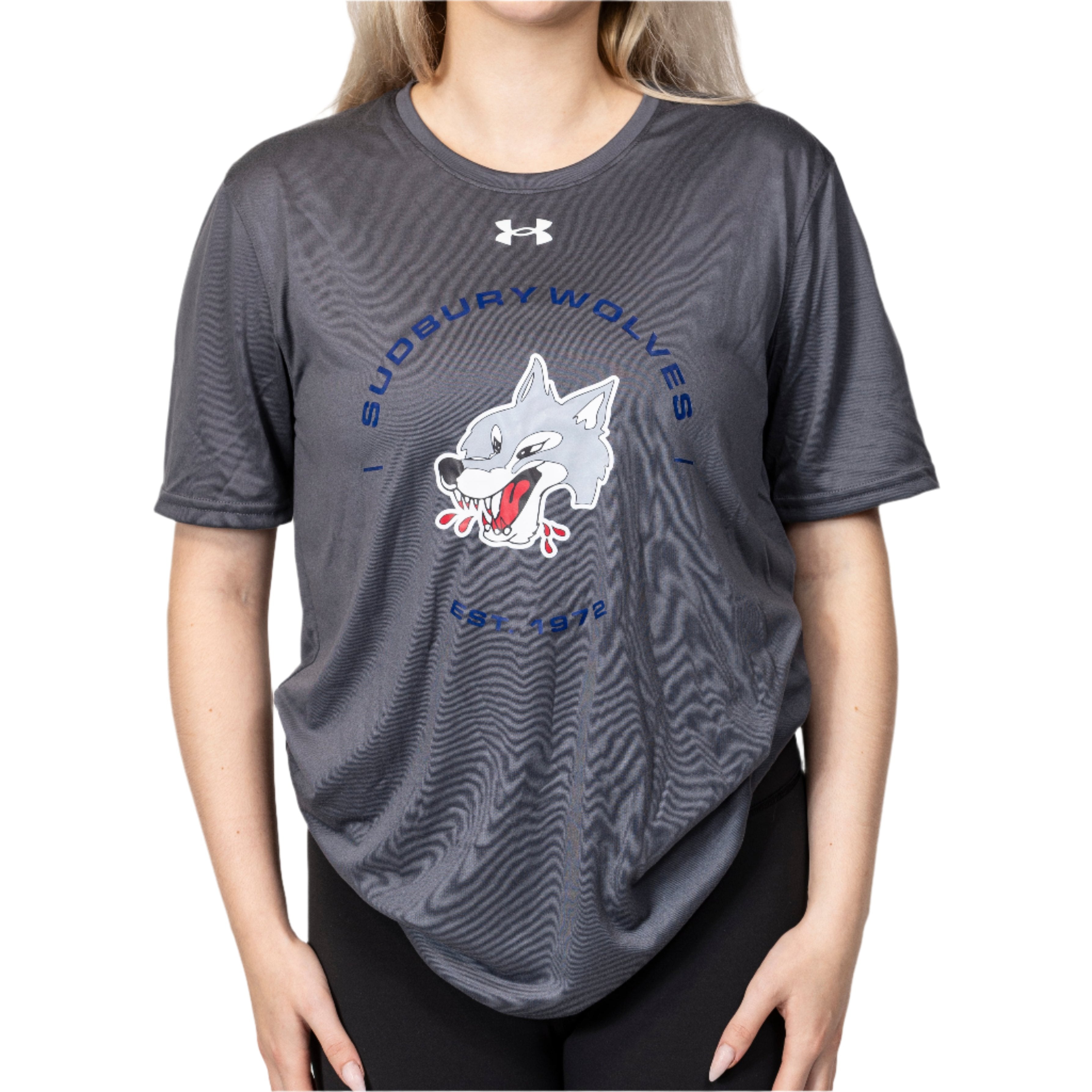 Wolves Under Armour Grey Logo T-Shirt