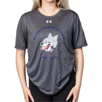 Wolves Under Armour Grey Logo T-Shirt