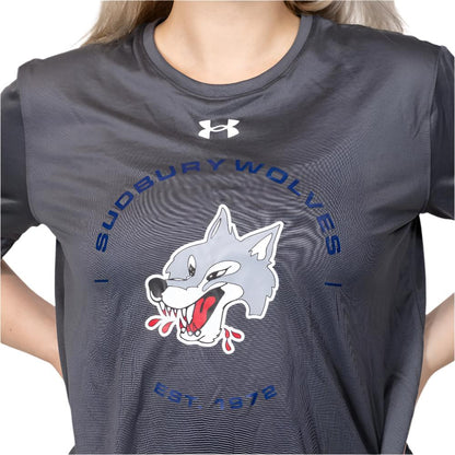 Wolves Under Armour Grey Logo T-Shirt