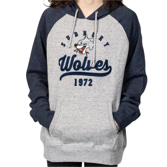 Wolves Campus Crew Two-Tone Navy Hoodie