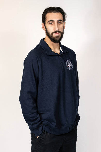 Wolves Campus Crew Navy 1/4 Zip