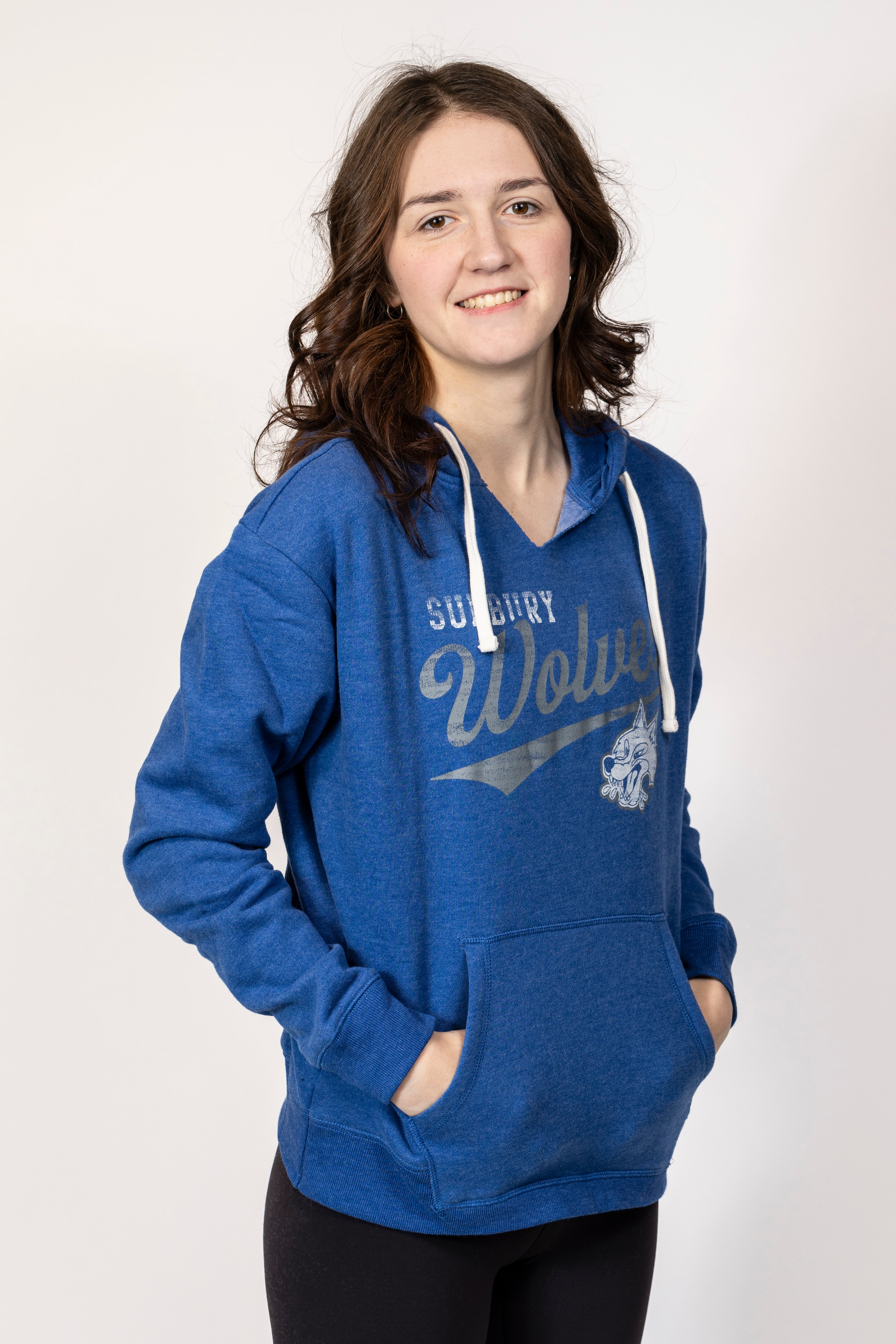 Wolves 47 Women's Blue Kennedy Hoodie