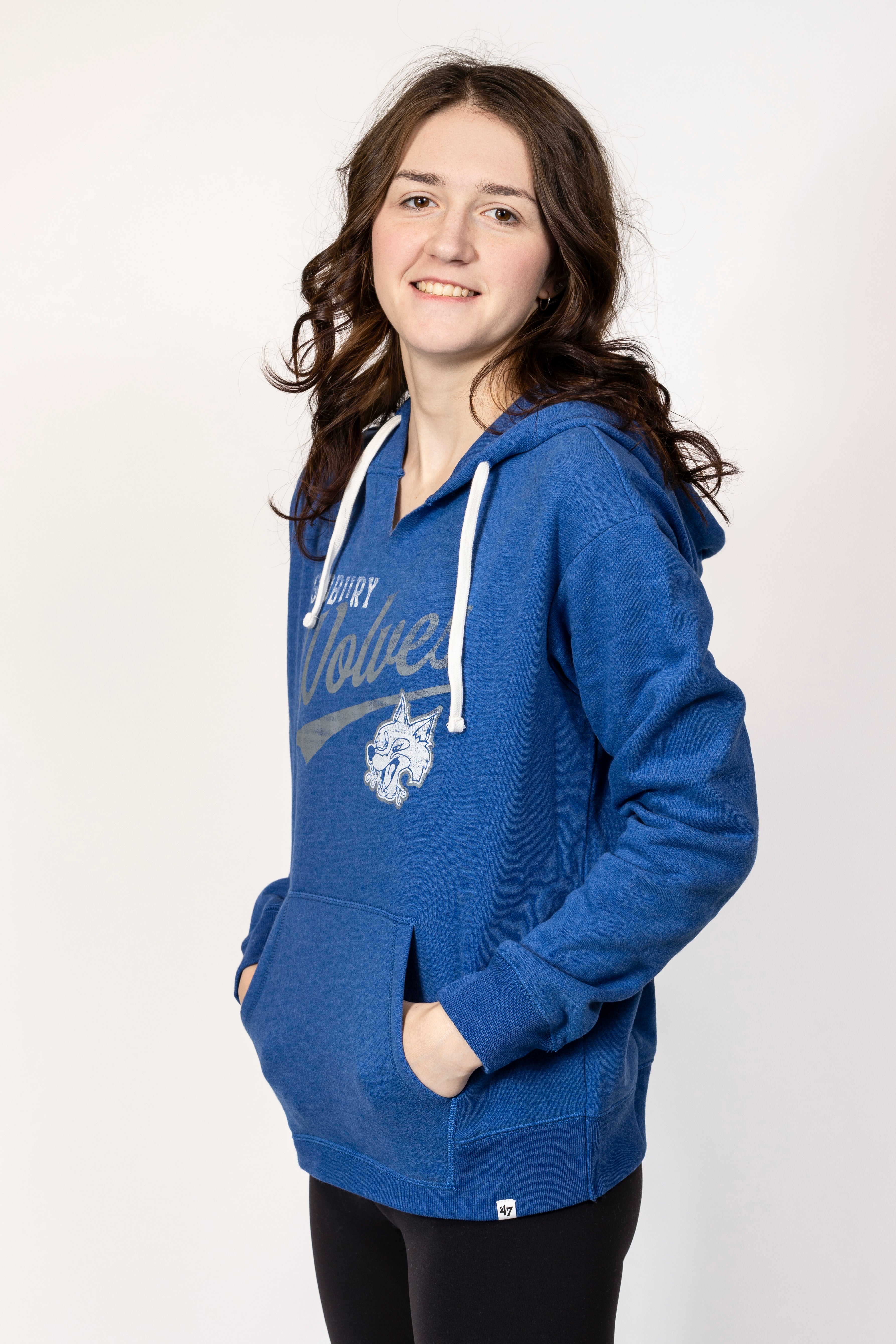 Wolves 47 Women's Blue Kennedy Hoodie