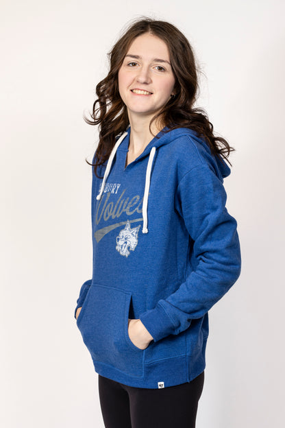 Wolves 47 Women's Blue Kennedy Hoodie