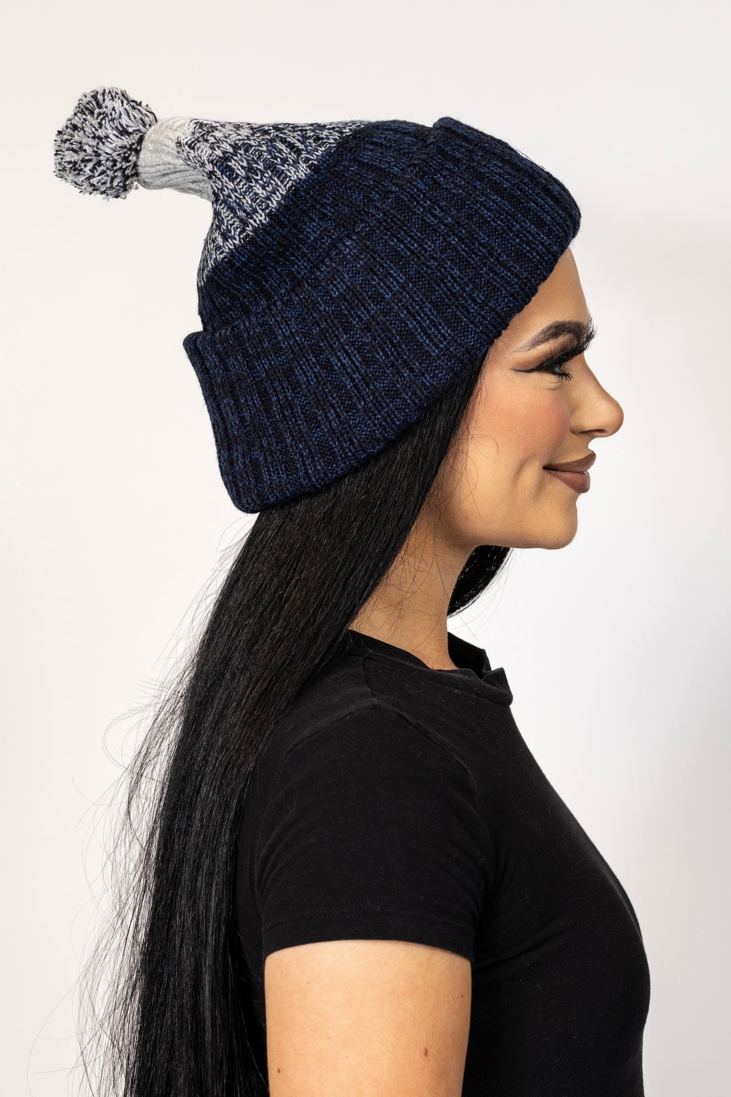 Wolves 47 Navy Cascade Cuff Toque